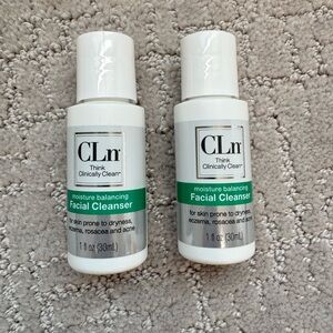 Brand new! set of 2 CLn moisture balancing facial cleanser
